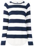 Steffen Schraut Striped Shirt-jumper - Blue