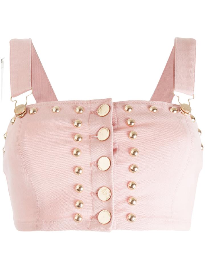 Alice Mccall Dream Big Crop Top - Pink & Purple