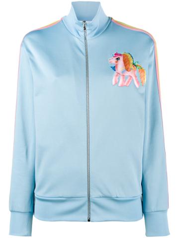 Moschino My Little Pony Embroidered Track Top - Blue