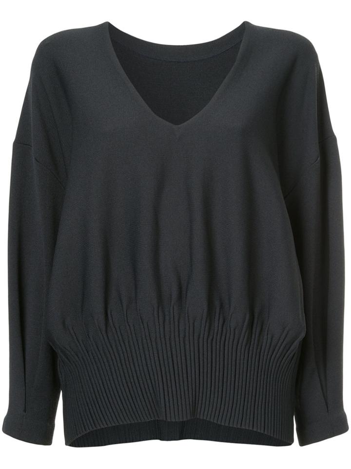 Des Prés V-neck Sweater - Blue