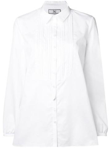 Jorge Vazquez Pleated Front Shirt - White