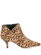 Sam Edelman Seska Leopard Print Boots - Brown