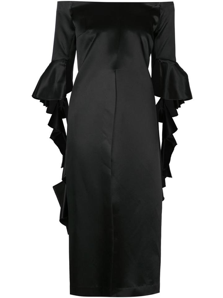 Ellery Ruffled Off Shoulder Dress