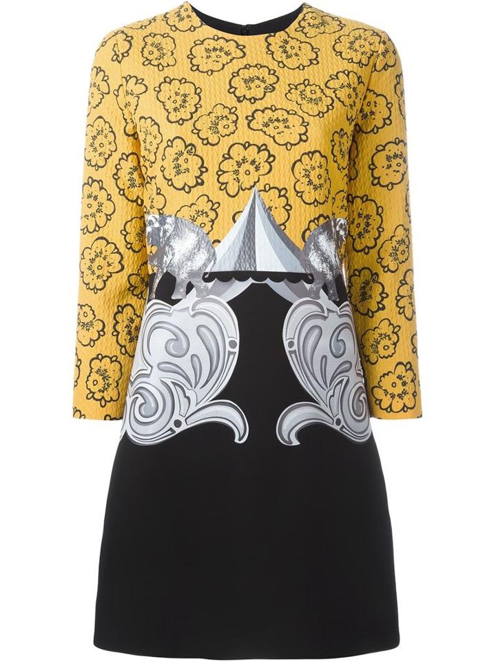Victoria Victoria Beckham Collage Print A-line Dress