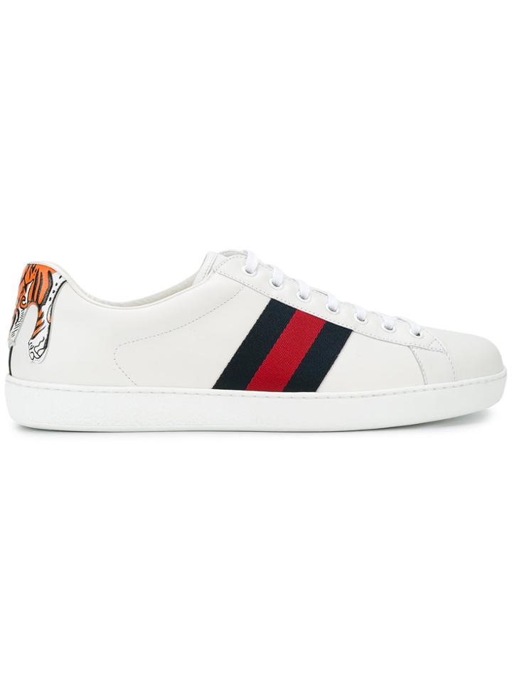 Gucci Ace Low-top Sneakers - White