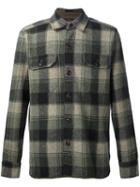 Rrl 'birdseye' Jacquard Workshirt, Men's, Size: Xl, Green, Cashmere/wool