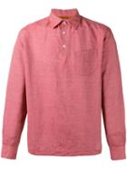 Barena Pavan Shirt, Men's, Size: 50, Red, Cotton/linen/flax