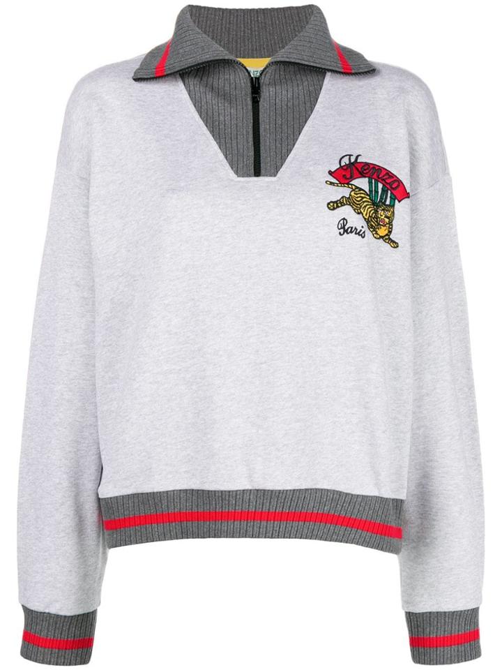 Kenzo Bamboo Tiger Sweatshirt - Grey