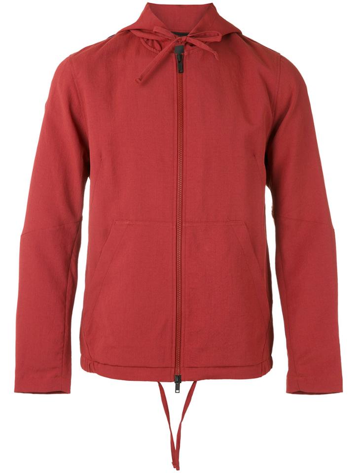 Theory Zip Hooded Jacket - Yellow & Orange