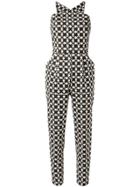 Andrea Marques All-over Print Jumpsuit - Brown