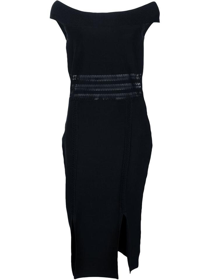 Jonathan Simkhai Boat Neck Fitted Dress