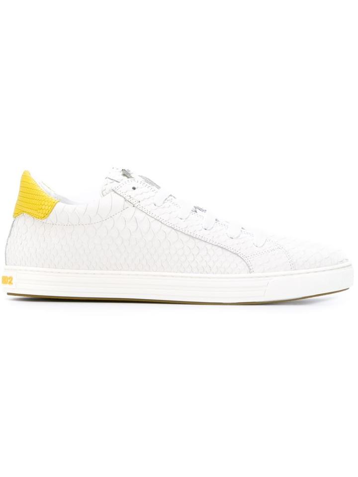 Dsquared2 Tennis Club Sneakers, Men's, Size: 43, White, Leather/rubber