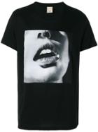 Herman Lip Print T-shirt - Black