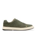 Osklen Leather Panelled Sneakers - Green
