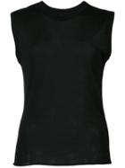 The Elder Statesman - Royal Muscle Knitted Top - Women - Silk/cashmere - Xs, Black, Silk/cashmere