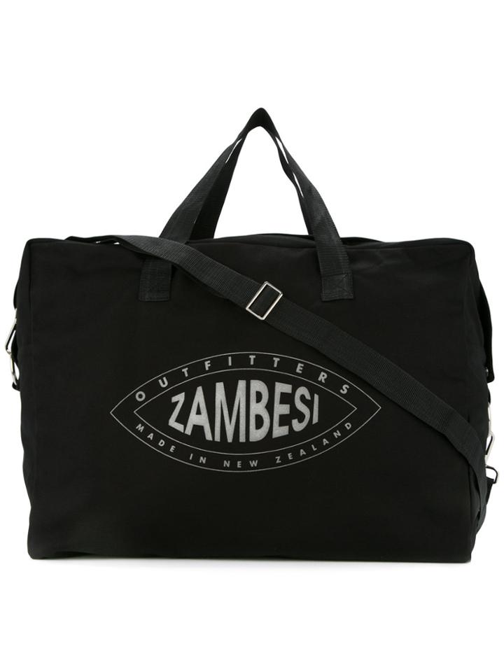 Zambesi Logo Print Holdall Bag - Black