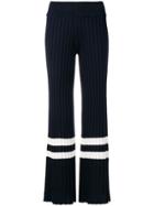 Golden Goose Deluxe Brand Contrast Stripe Trousers - Blue