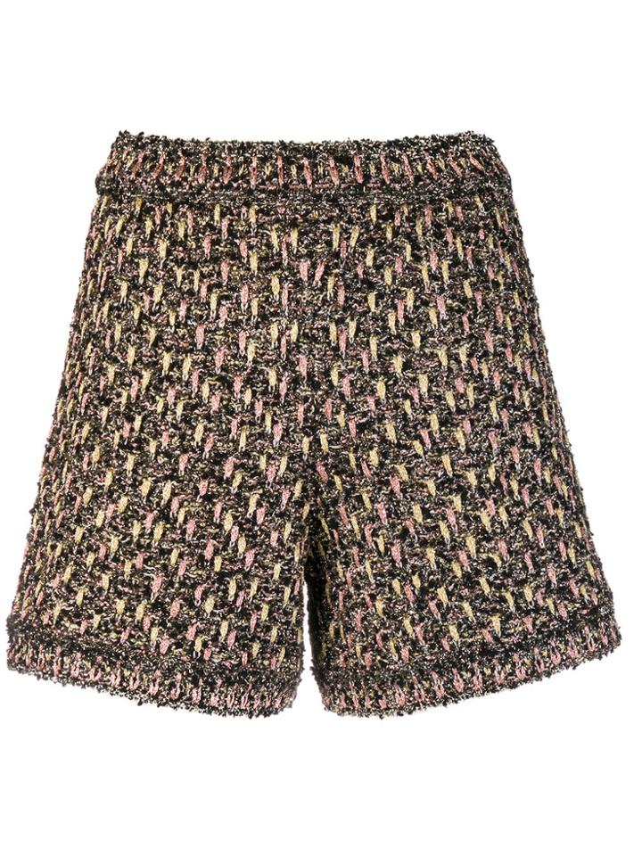 M Missoni Fantasy Knit Shorts - Black