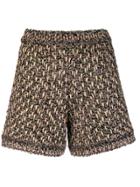 M Missoni Fantasy Knit Shorts - Black