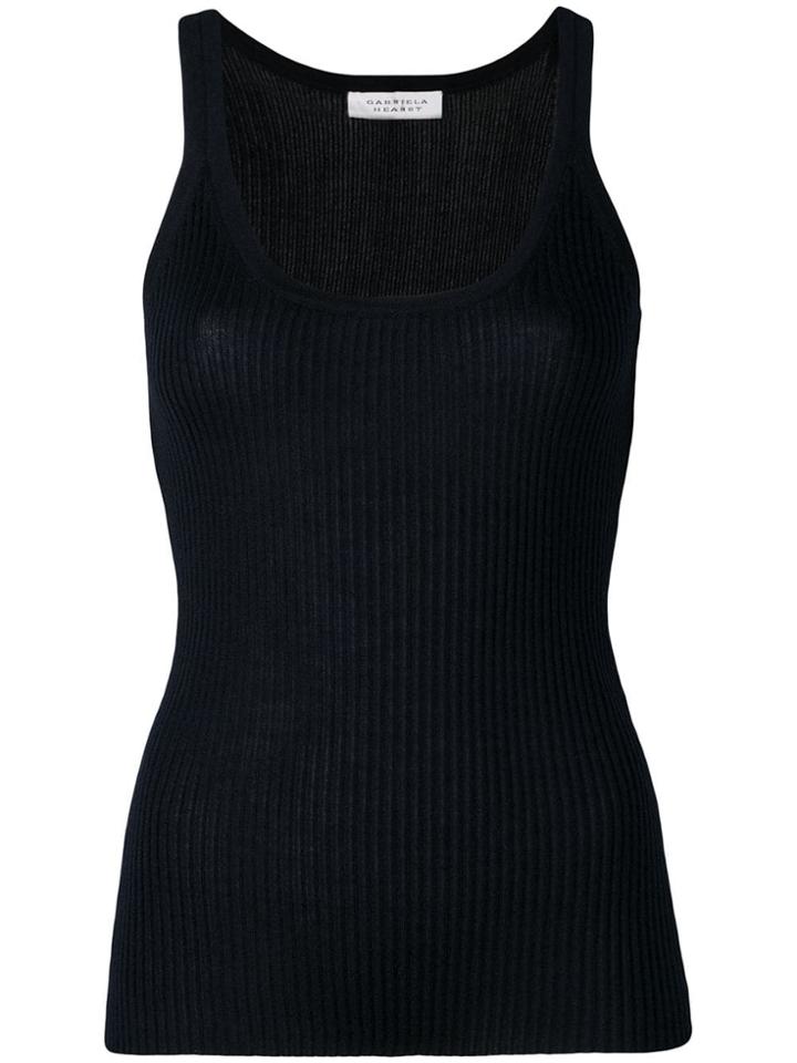Gabriela Hearst Ribbed Tank Top - Blue