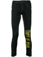 Marcelo Burlon County Of Milan Logo Skinny-fit Jeans - Black