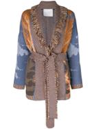 Giada Benincasa Tie Waist Knitted Cardigan - Multicolour