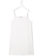 Philosophy Di Lorenzo Serafini Kids Sleeveless Shift Dress - White