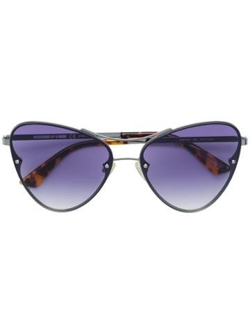 Mcq By Alexander Mcqueen Eyewear Oversized Sunglasses - Metallic