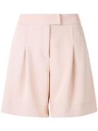 Alcaçuz Marlene Pleat Details Shorts - Pink