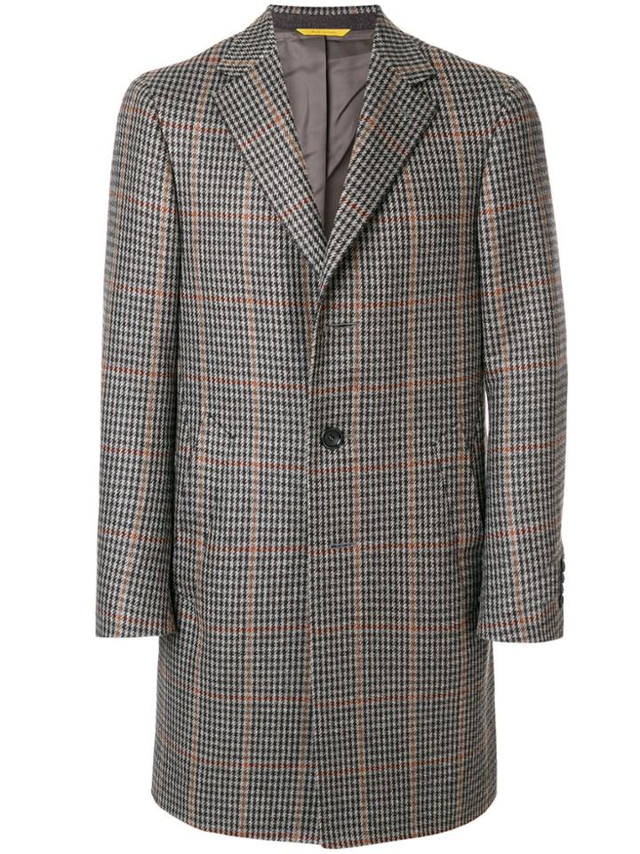 Canali Tweed Coat - Brown