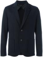 Lanvin Classic Blazer, Men's, Size: 52, Blue, Polyamide/viscose/wool