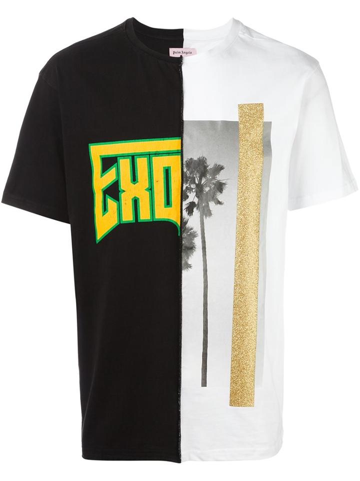 Palm Angels Contrast Panel T-shirt