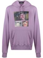 Undercover X Clockwork Orange Graphic Print Hoodie - Purple