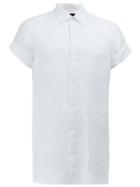 Ann Demeulemeester Grise Short-sleeve Shirt, Men's, Size: Large, Cotton/linen/flax