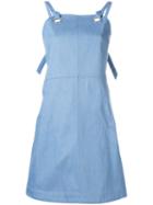 Rag & Bone - Fitted Dress - Women - Cotton - 6, Blue, Cotton