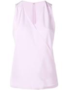Peter Cohen Wrap Style Blouse - Purple