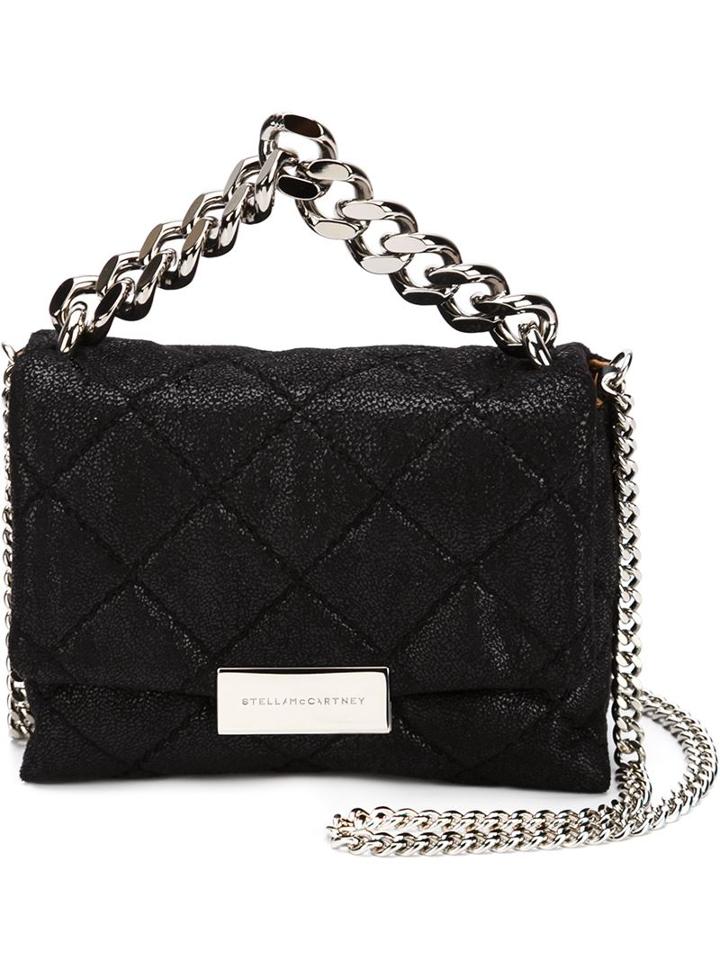 Stella Mccartney Tiny 'becks' Tote, Women's, Black, Artificial Leather