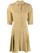 Alaïa Pre-owned Cutaway Collar Dress - Neutrals
