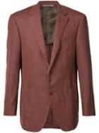 Canali - Two-button Blazer - Men - Silk/linen/flax/wool - 50, Red, Silk/linen/flax/wool
