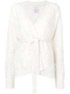 Barrie Wrap Cardigan - White