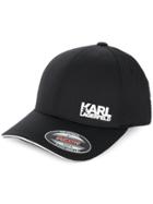 Karl Lagerfeld 3d Logo Print Base Cap - Black