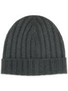 La Fileria For D'aniello Ribbed Cashmere Beanie - Grey