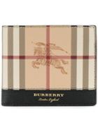 Burberry Heymarket Check Wallet - Nude & Neutrals