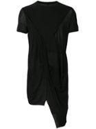 Rick Owens Drkshdw Asymmetric T-shirt - Black
