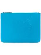 Kenzo Embossed Pouch - Blue