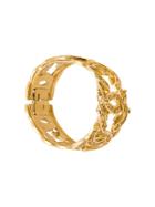 Chanel Vintage Cc Logo Bracelet - Metallic