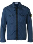 Stone Island Shell Jacket, Men's, Size: Xxl, Blue, Cotton/polyamide
