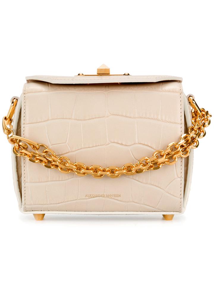 Alexander Mcqueen Box Bag - Nude & Neutrals