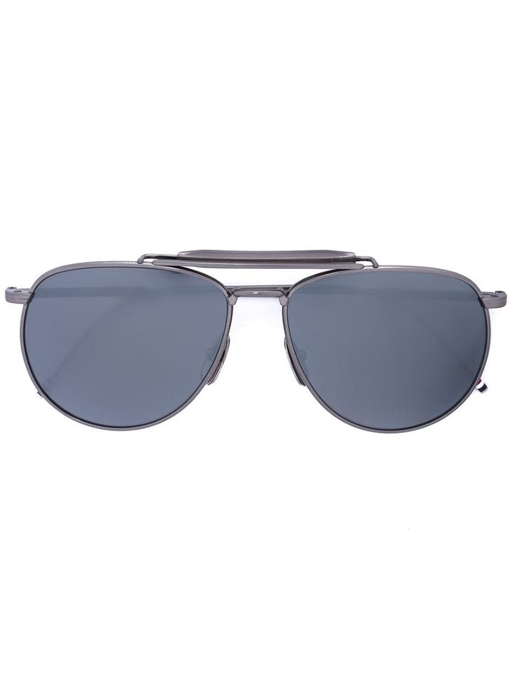 Thom Browne - Aviator Sunglasses - Unisex - Acetate/titanium - 62, Grey, Acetate/titanium