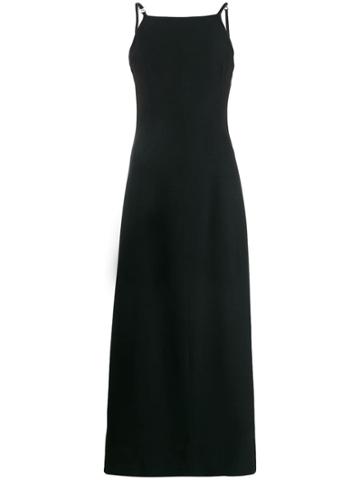 Versace Vintage Square Neck Vintage Dress - Black